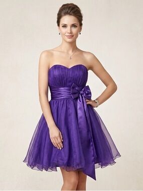 Beautifly Party Dress Size 8 New with Tags Strapsless Chiffon Pretty Formal